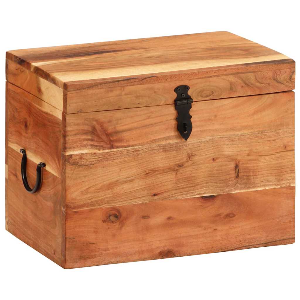 Aufbewahrungsbox 39x28x31 cm Massivholz Akazie