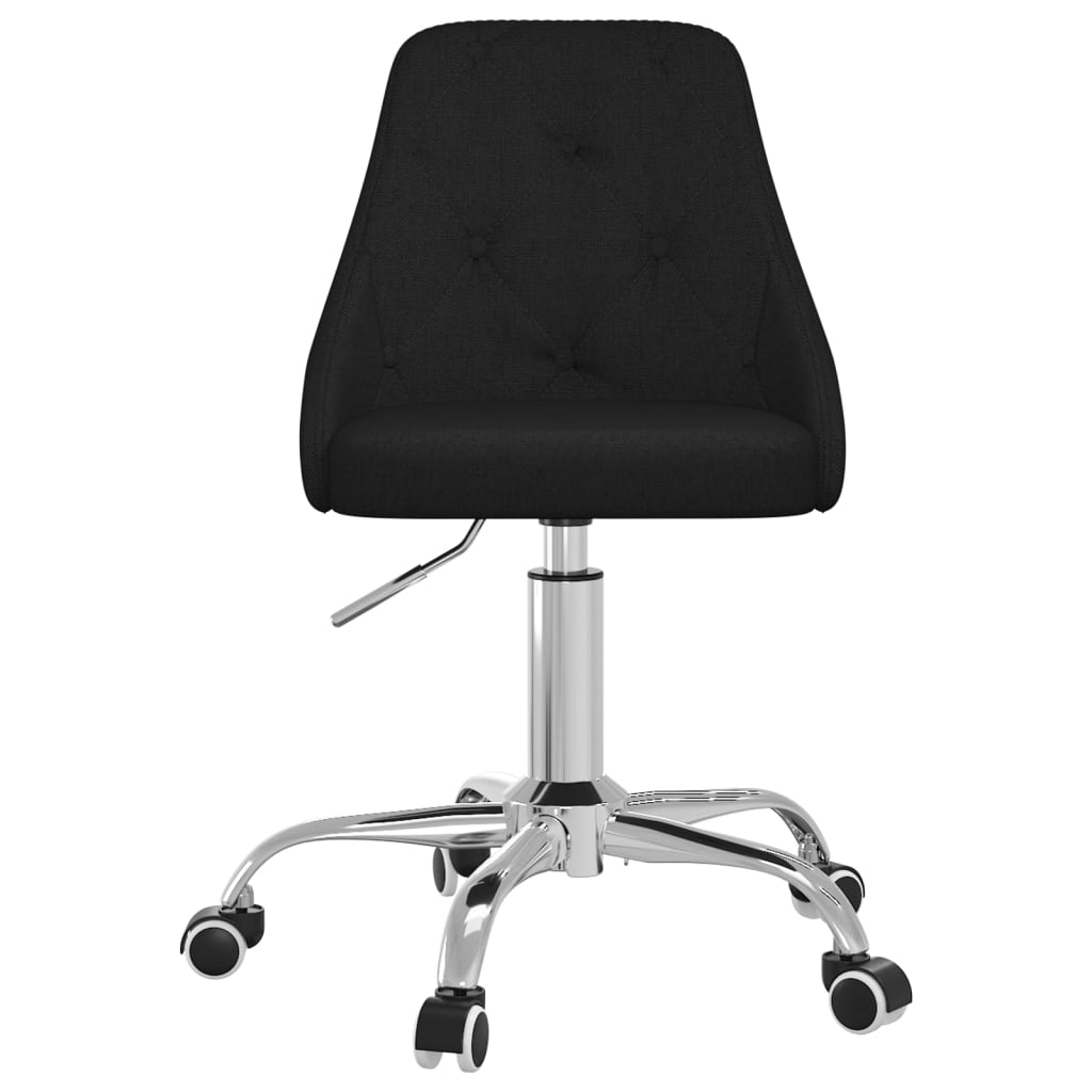 Bürostuhl Drehbar Schwarz Stoff