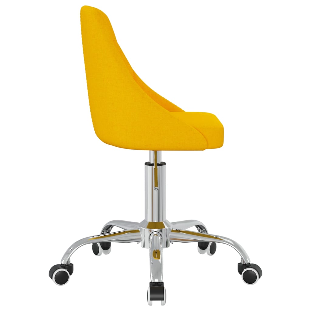 Bürostuhl Drehbar Senfgelb Stoff