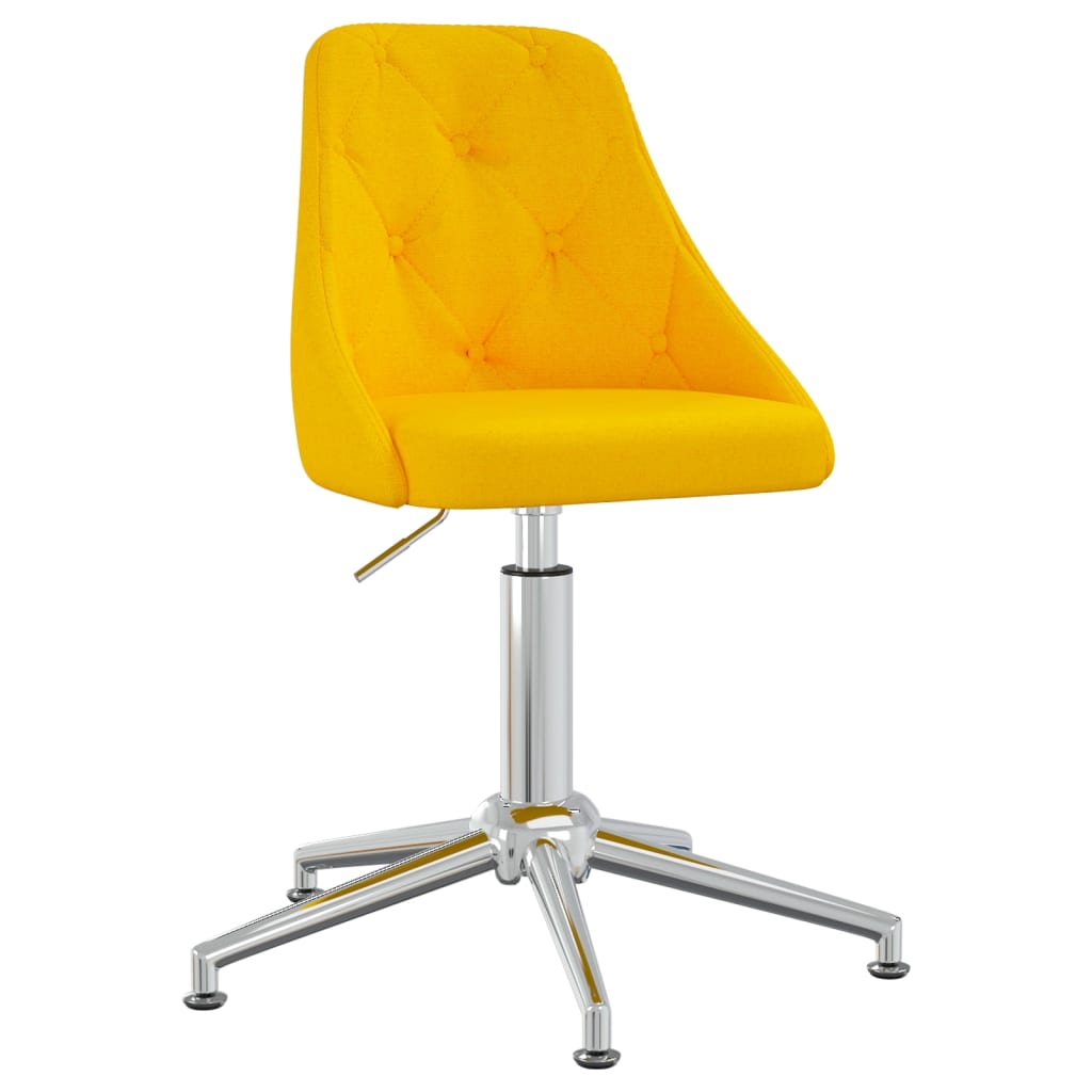 Bürostuhl Drehbar Senfgelb Stoff