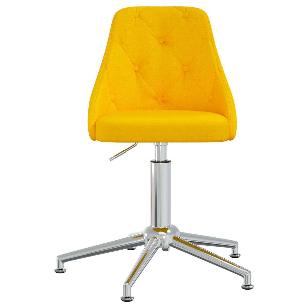 Bürostuhl Drehbar Senfgelb Stoff
