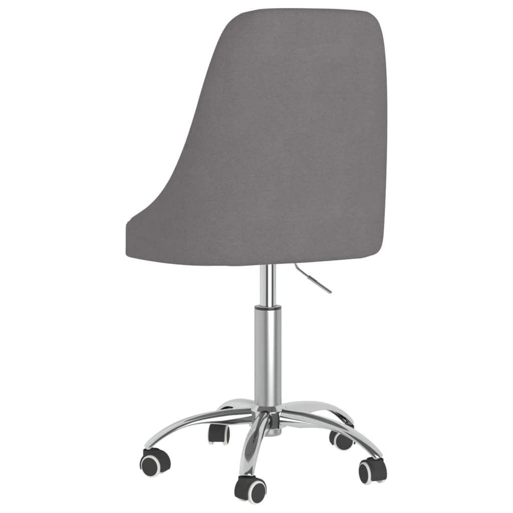 Bürostuhl Drehbar Dunkelgrau Stoff