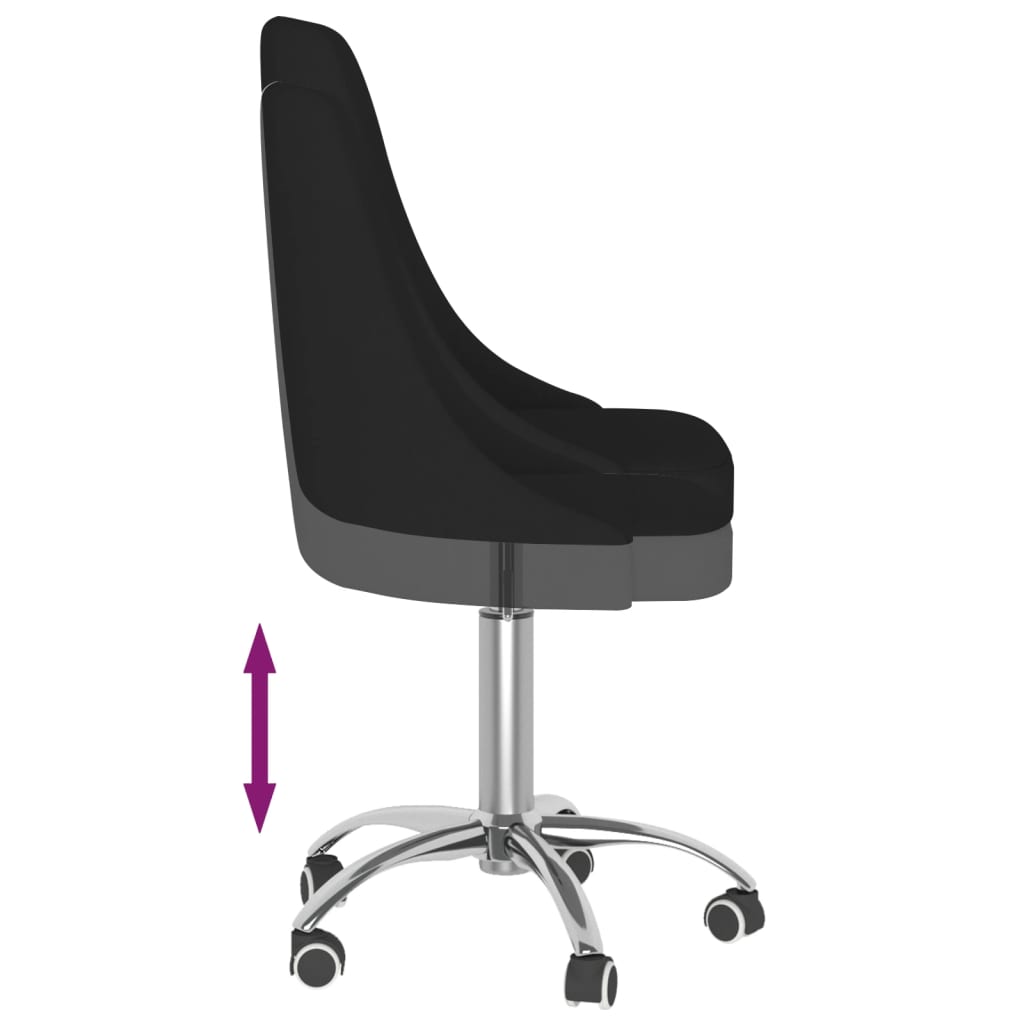 Bürostuhl Drehbar Schwarz Stoff