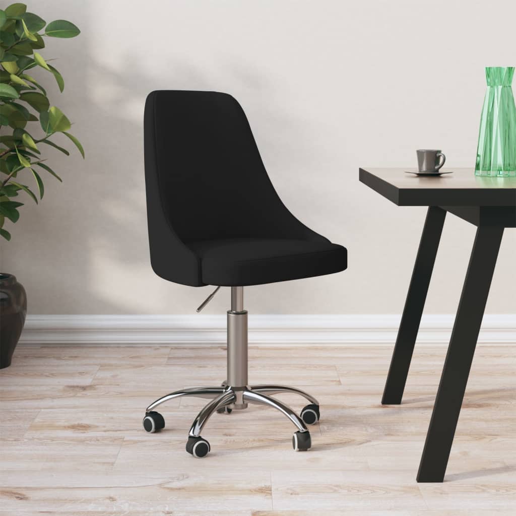 Bürostuhl Drehbar Schwarz Stoff