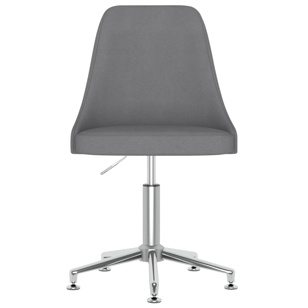 Bürostuhl Drehbar Dunkelgrau Stoff