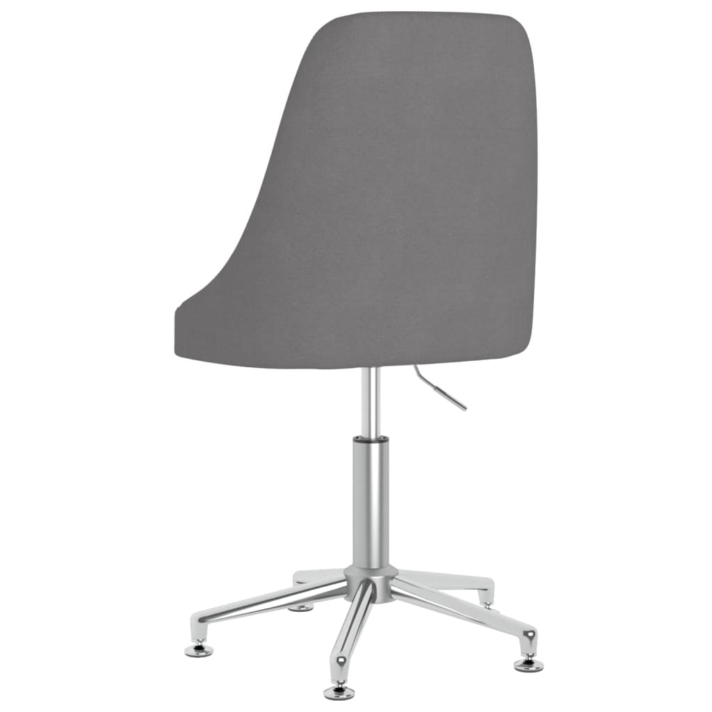 Bürostuhl Drehbar Dunkelgrau Stoff