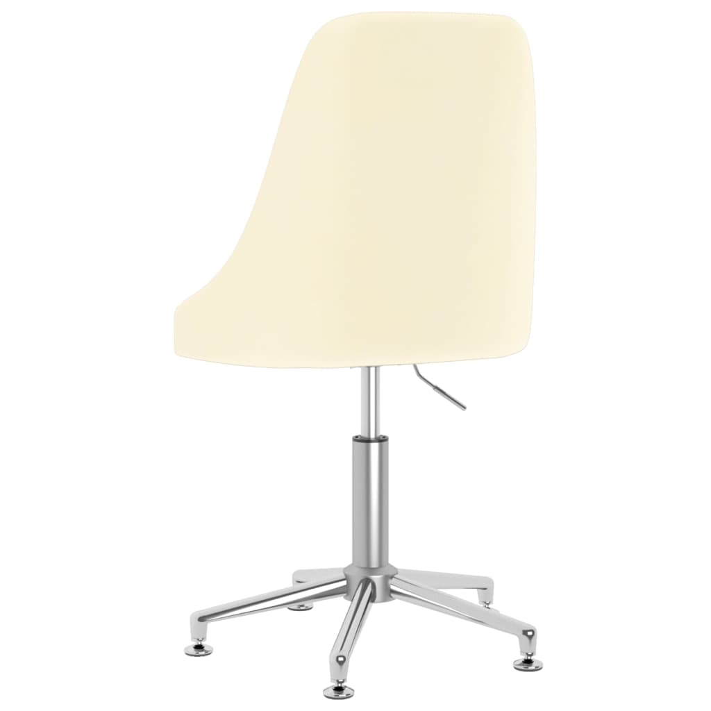 Bürostuhl Drehbar Creme Stoff