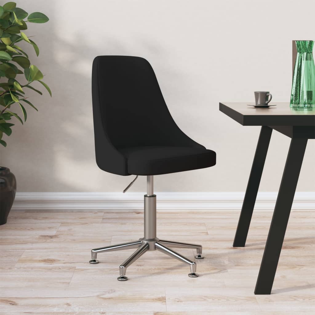Bürostuhl Drehbar Schwarz Stoff