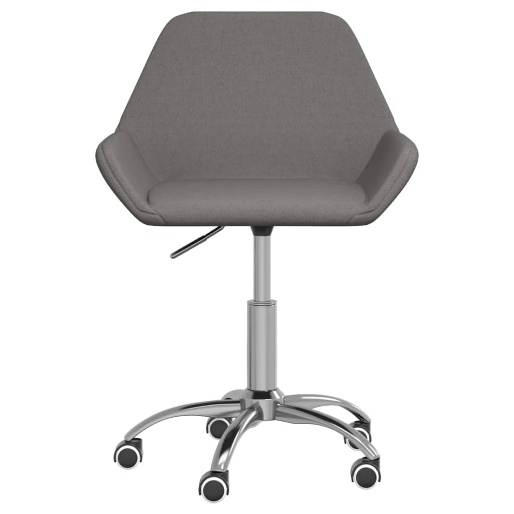 Bürostuhl Drehbar Dunkelgrau Stoff