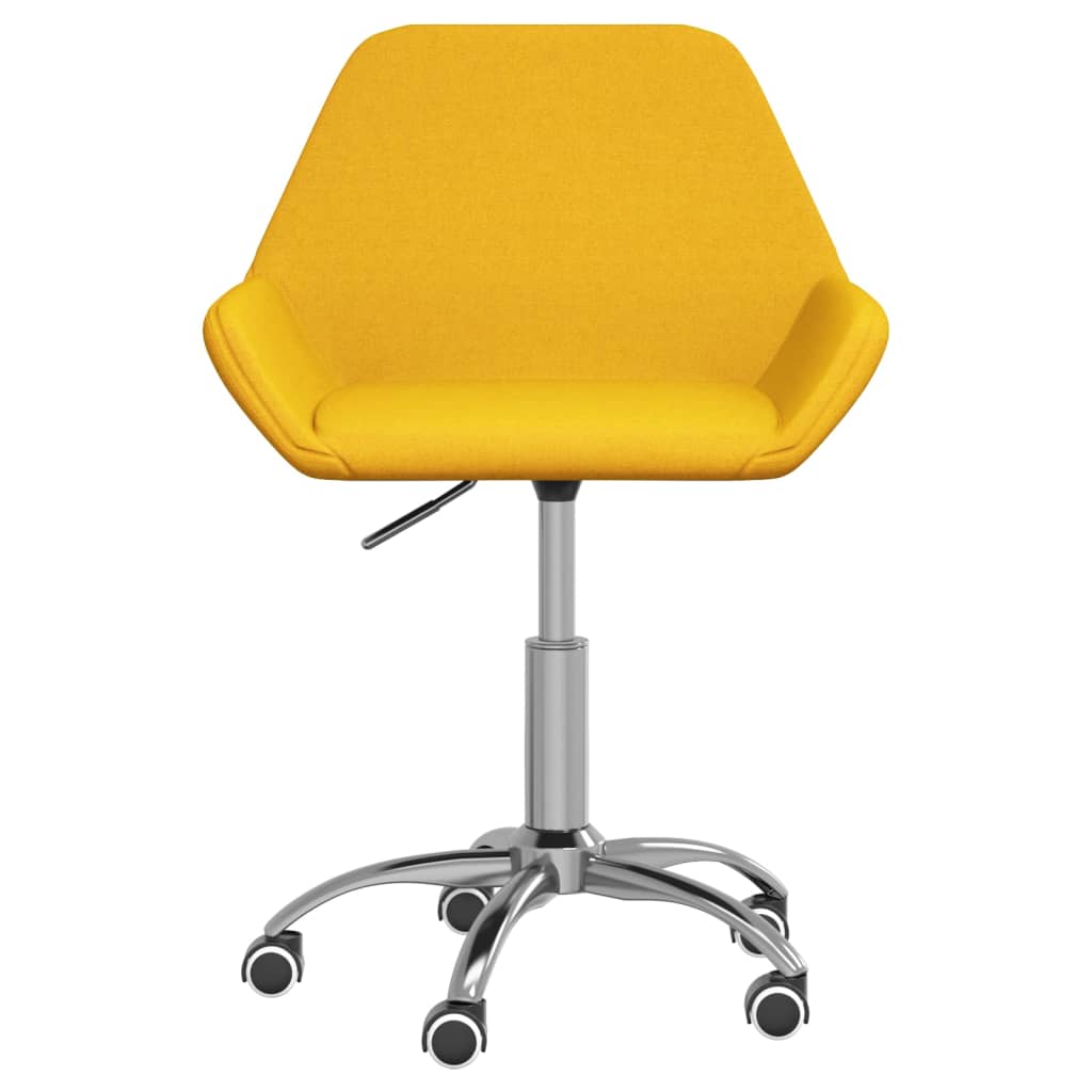 Bürostuhl Drehbar Senfgelb Stoff