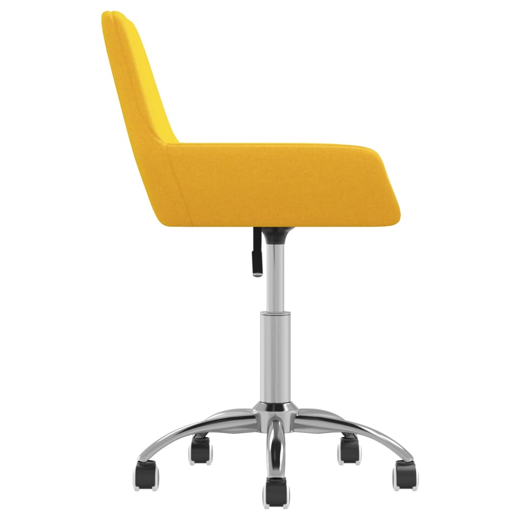 Bürostuhl Drehbar Senfgelb Stoff
