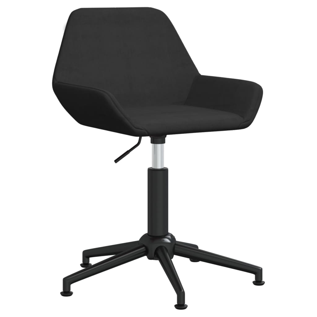 Bürostuhl Drehbar Schwarz Samt