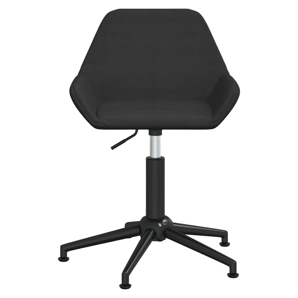Bürostuhl Drehbar Schwarz Samt