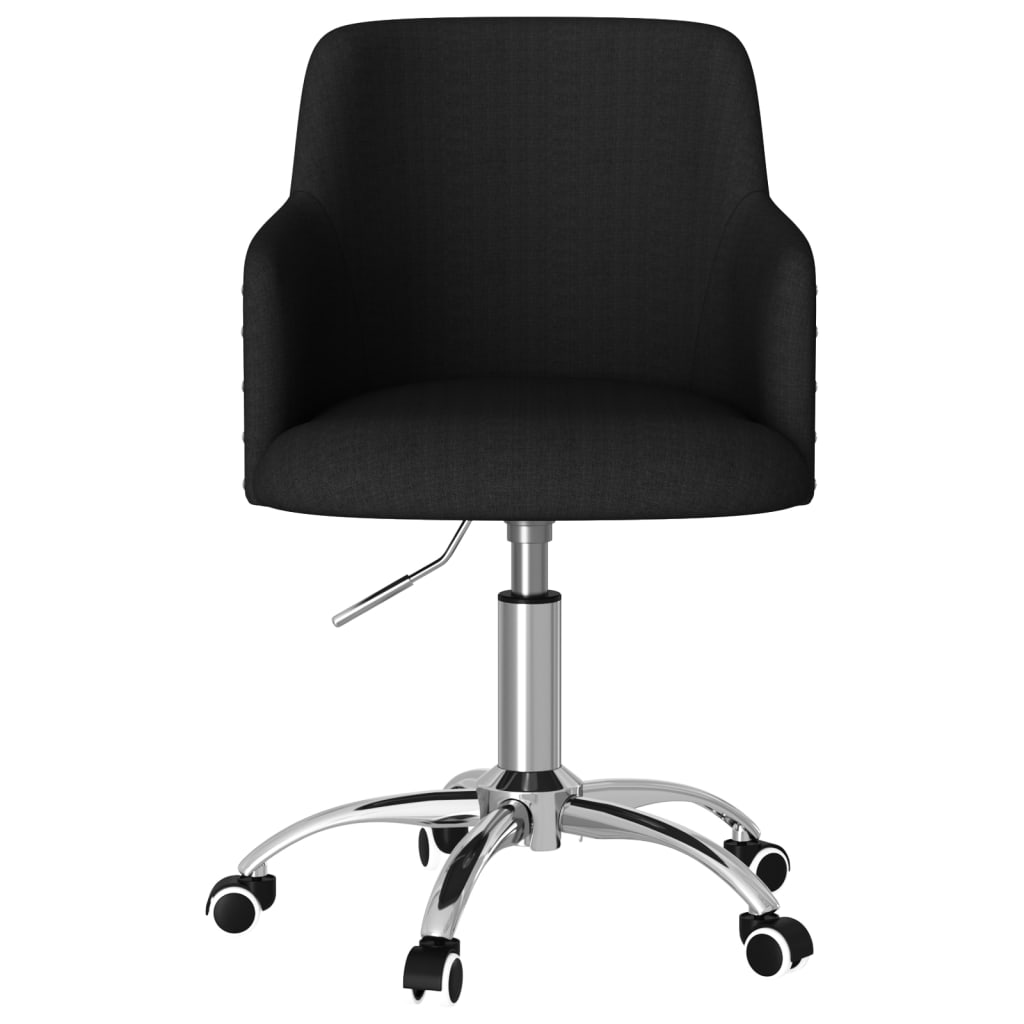 Bürostuhl Drehbar Schwarz Stoff