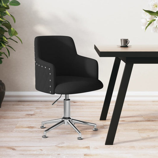 Bürostuhl Drehbar Schwarz Stoff