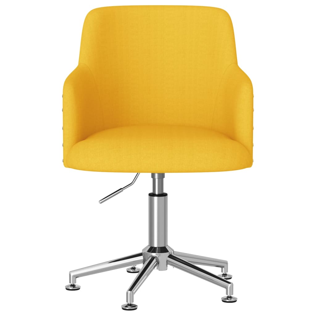 Bürostuhl Drehbar Senfgelb Stoff