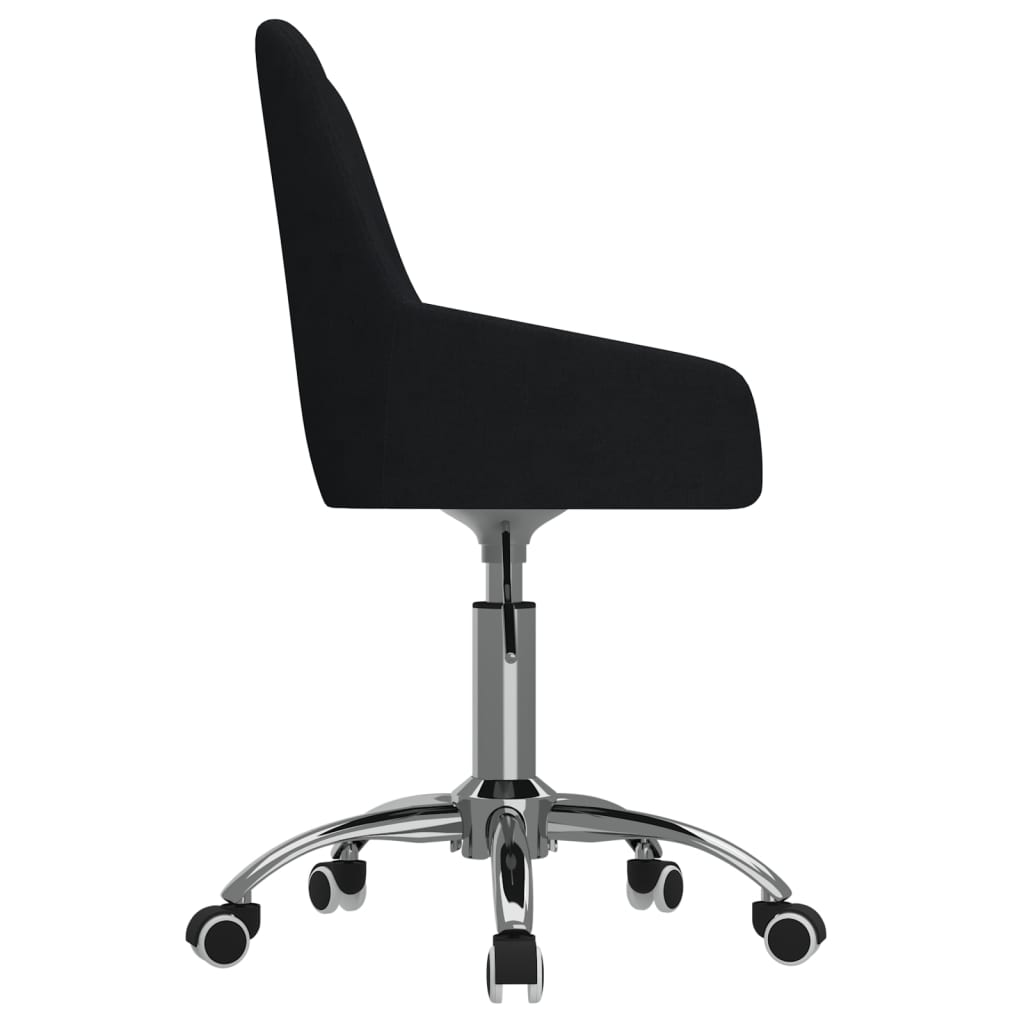 Bürostuhl Drehbar Schwarz Stoff