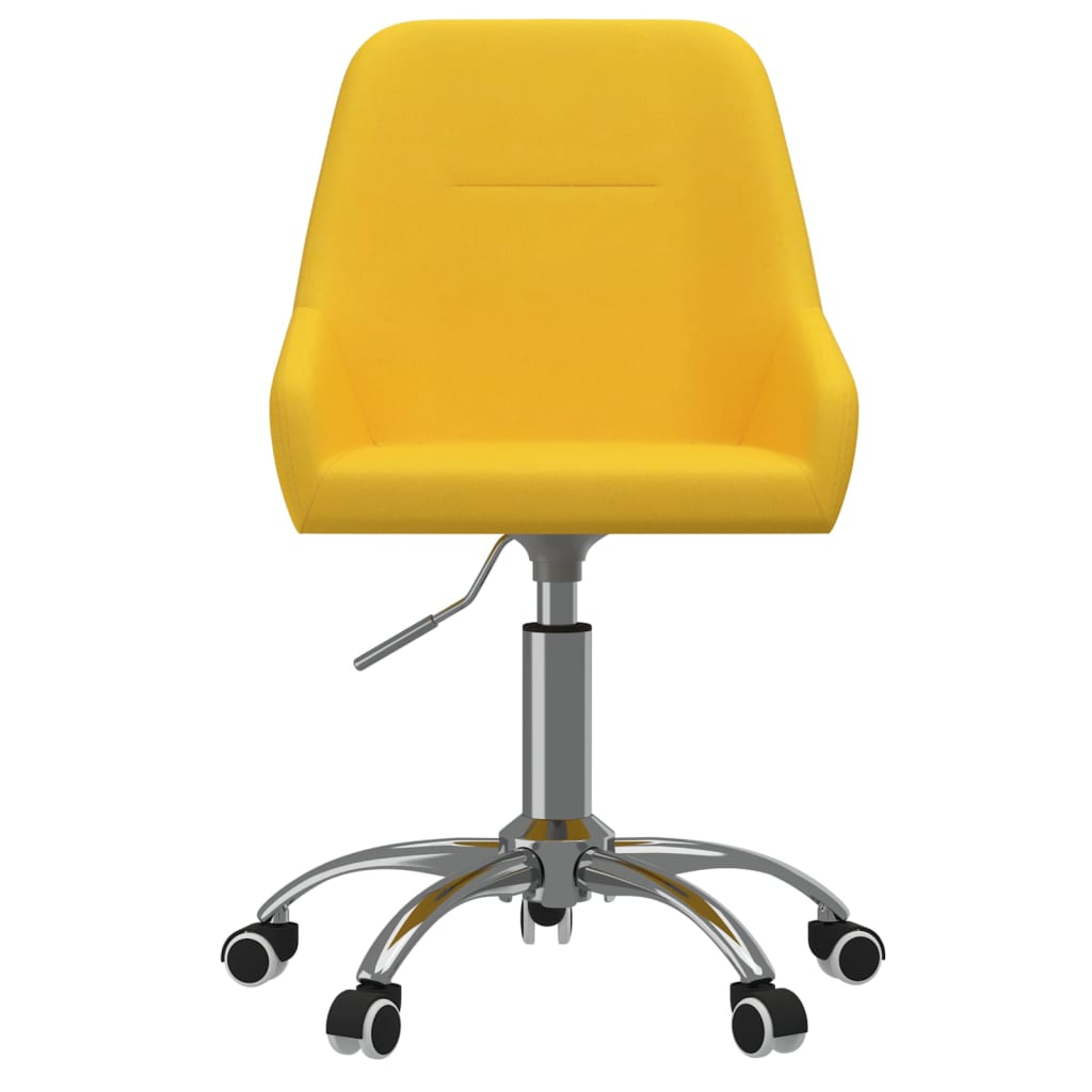 Bürostuhl Drehbar Senfgelb Stoff