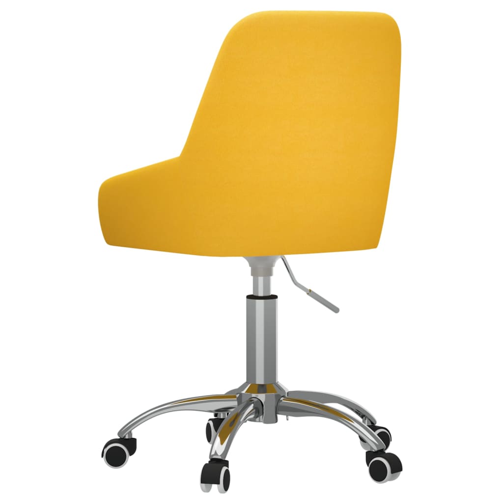 Bürostuhl Drehbar Senfgelb Stoff