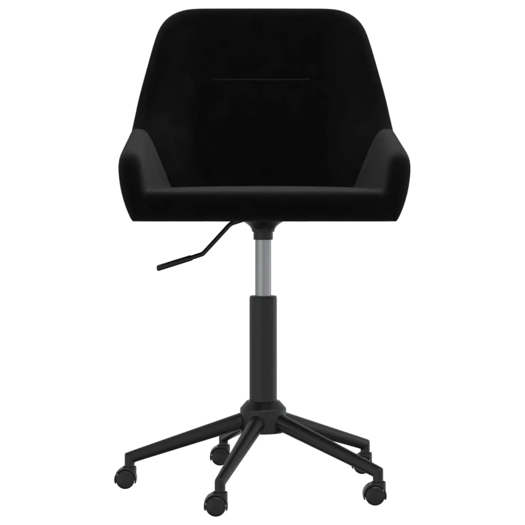 Bürostuhl Drehbar Schwarz Samt