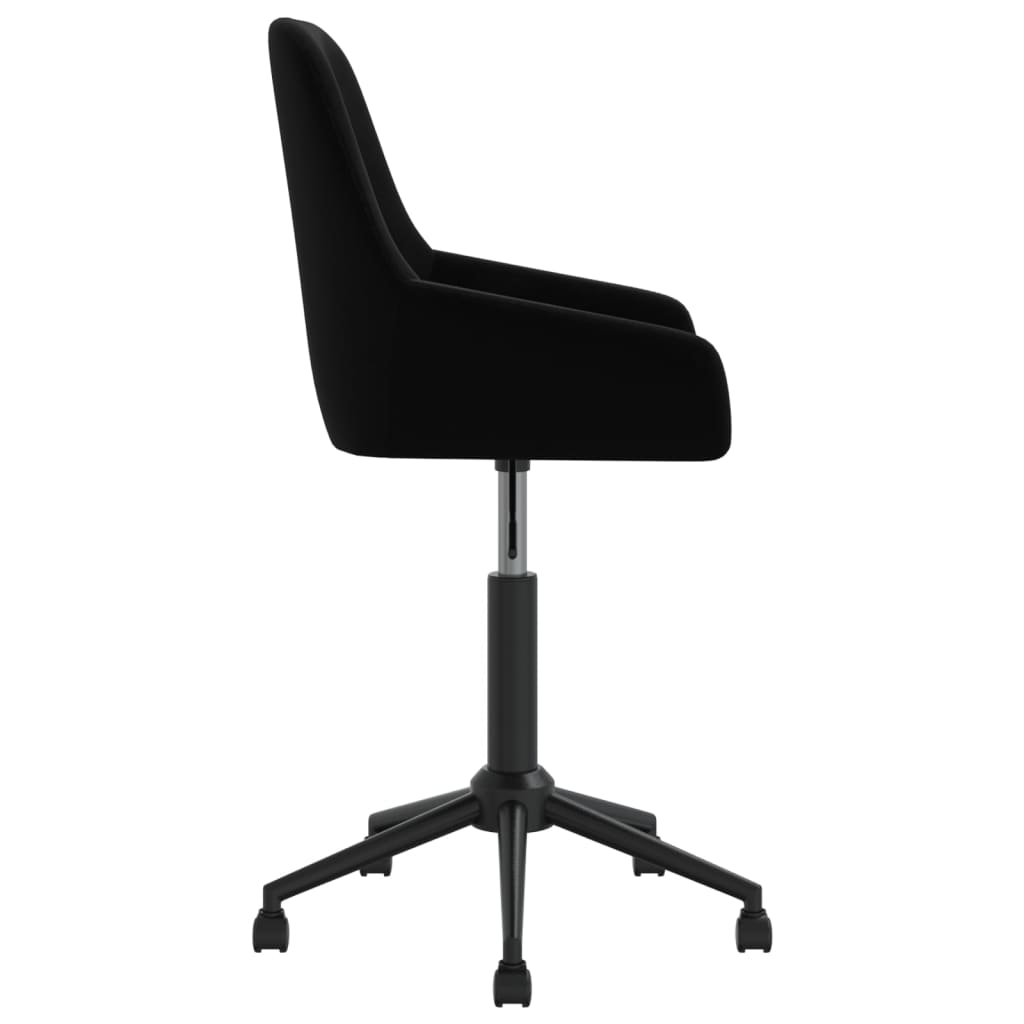 Bürostuhl Drehbar Schwarz Samt