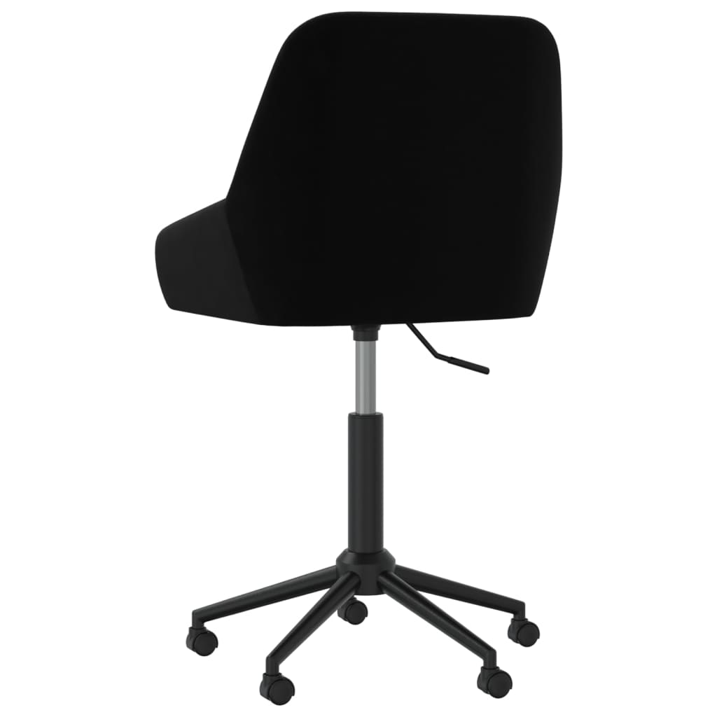 Bürostuhl Drehbar Schwarz Samt