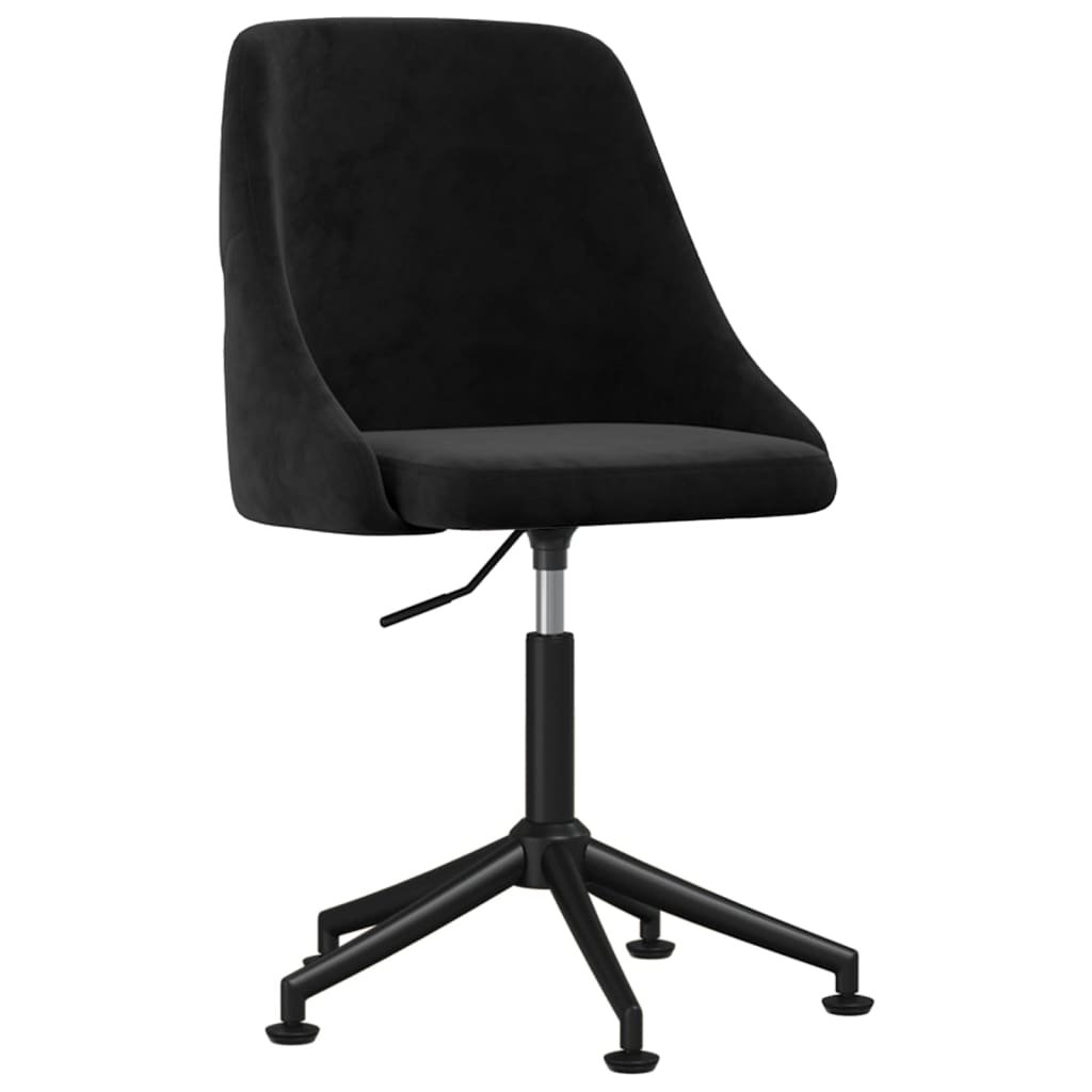 Bürostuhl Drehbar Schwarz Samt