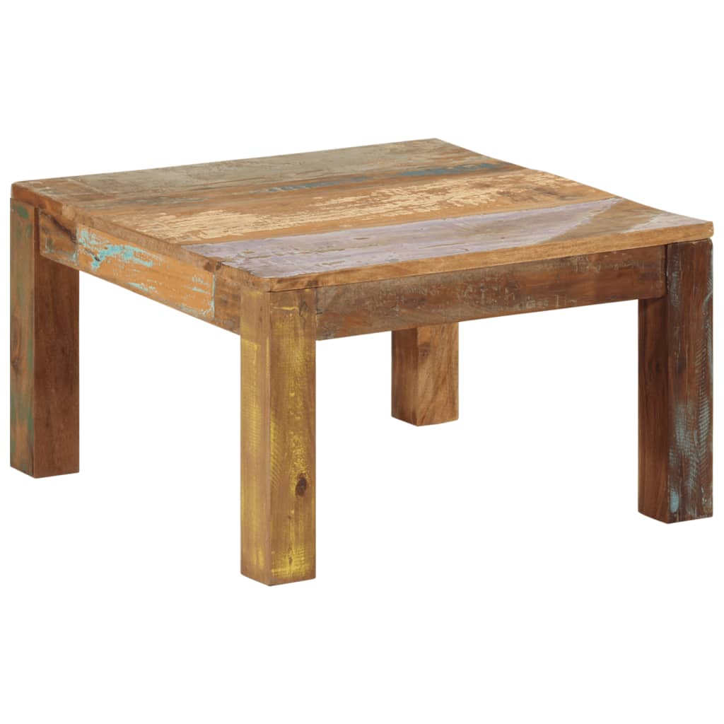 Couchtisch 60x60x35 cm Altholz Massiv