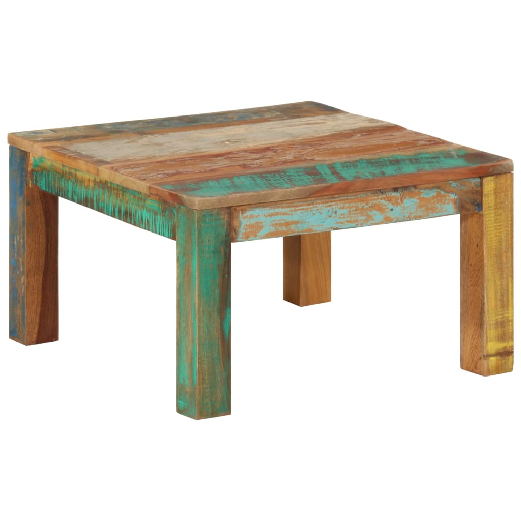 Couchtisch 60x60x35 cm Altholz Massiv