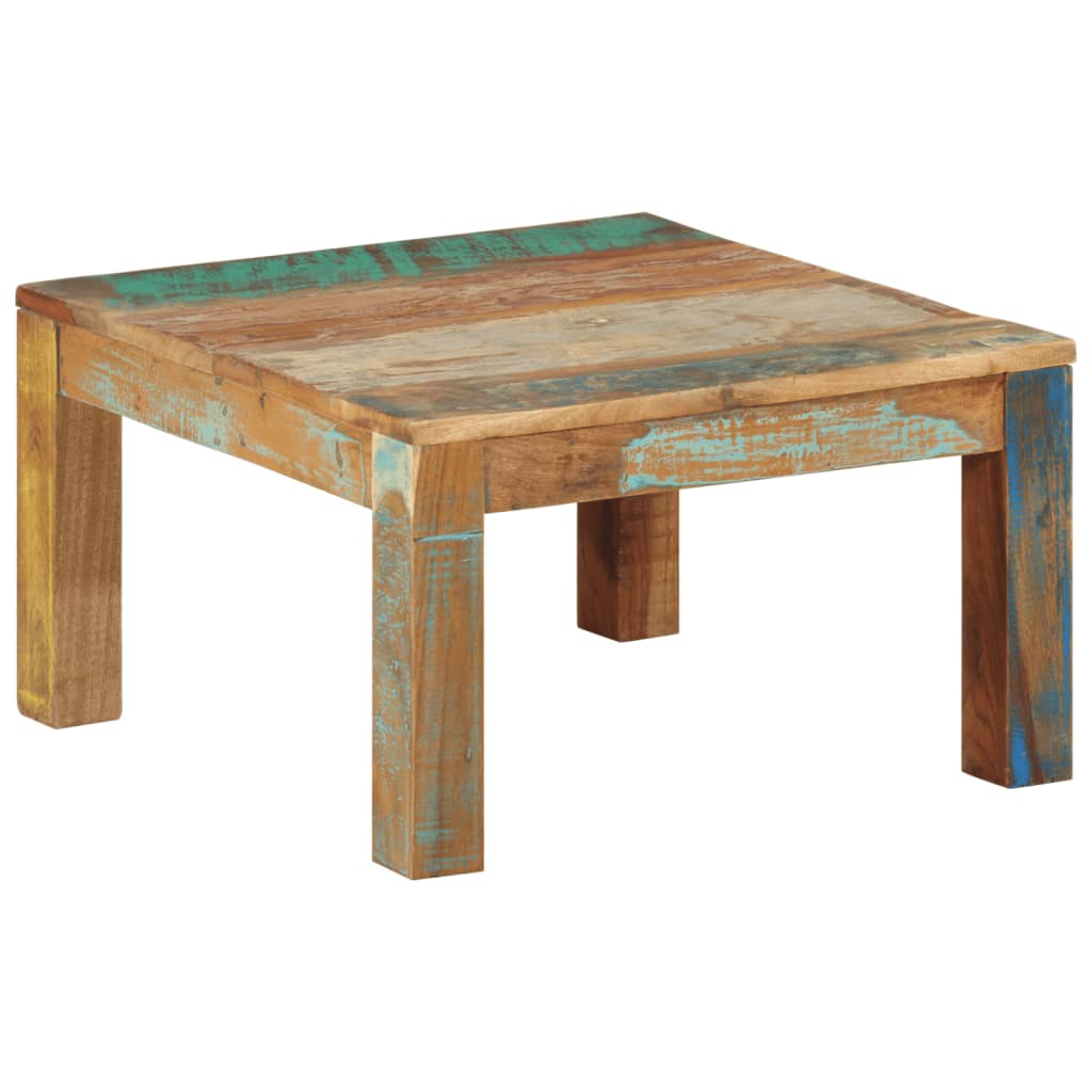 Couchtisch 60x60x35 cm Altholz Massiv
