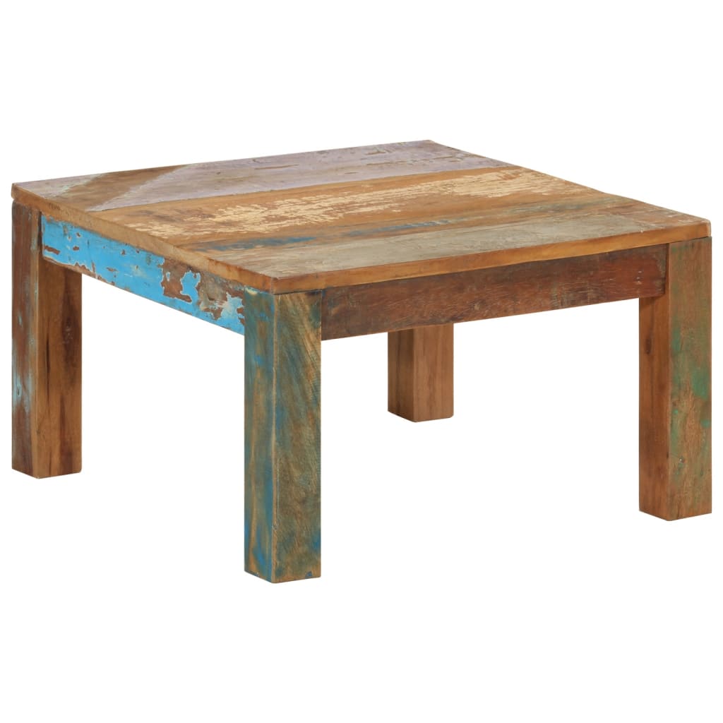 Couchtisch 60x60x35 cm Altholz Massiv