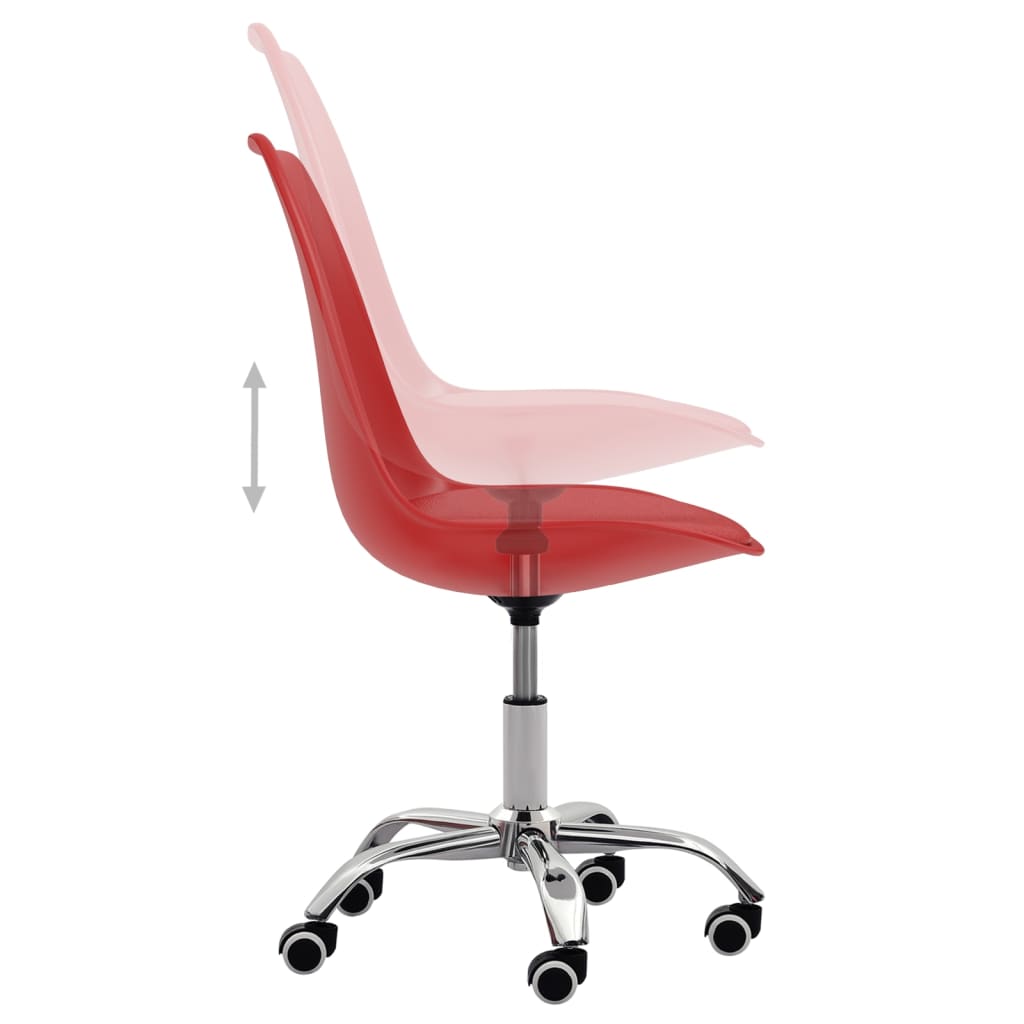 Bürostuhl Rot Kunstleder