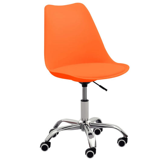 Bürostuhl Orange Kunstleder