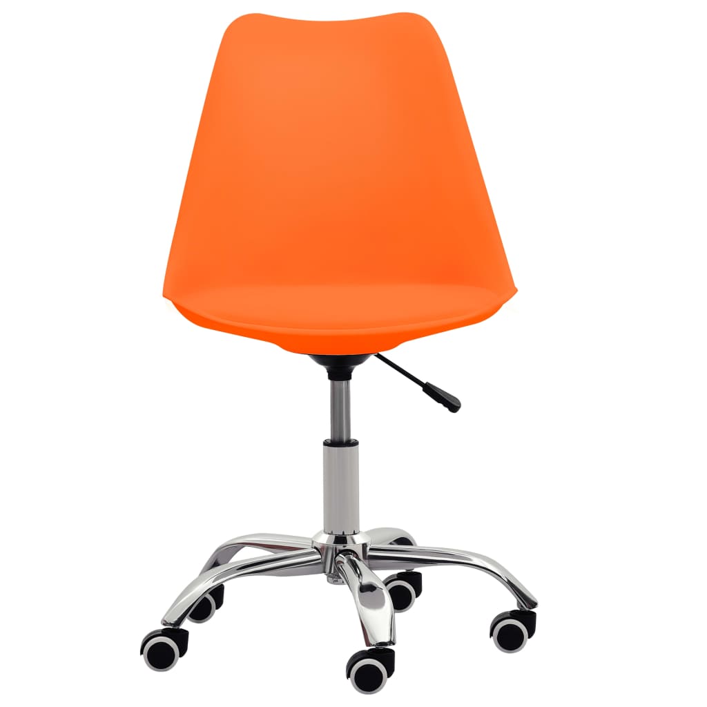 Bürostuhl Orange Kunstleder