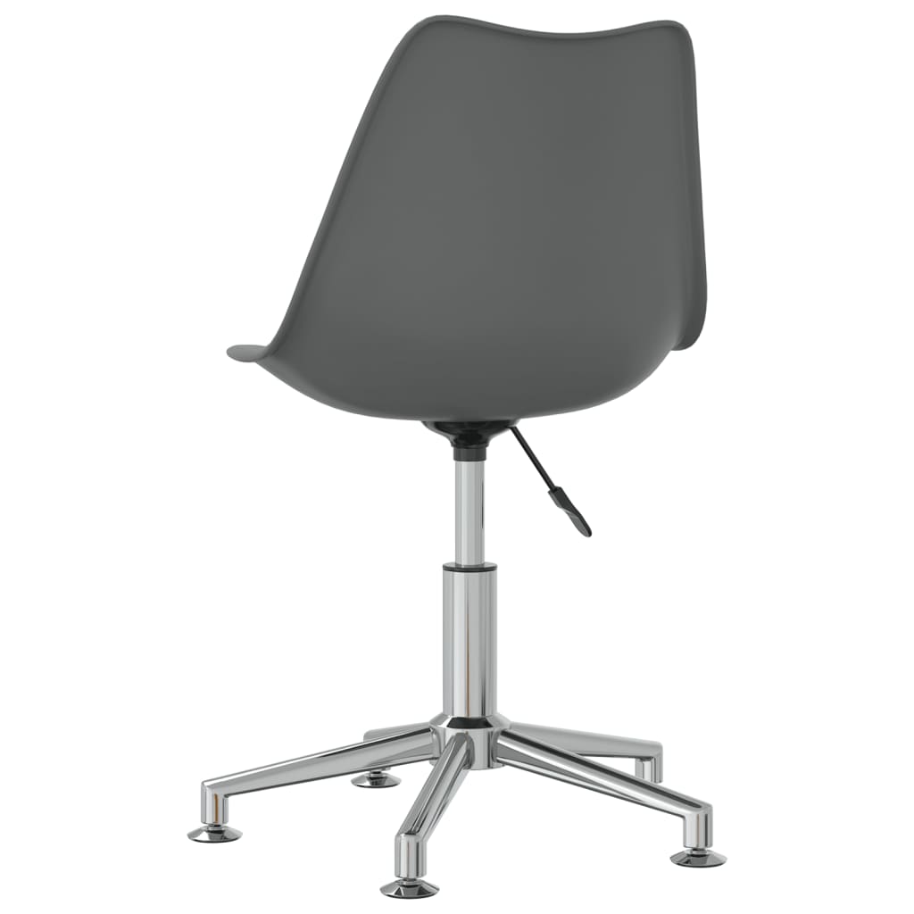 Bürostuhl Drehbar Grau Kunstleder