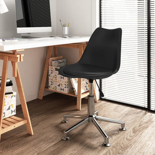 Bürostuhl Drehbar Schwarz Kunstleder