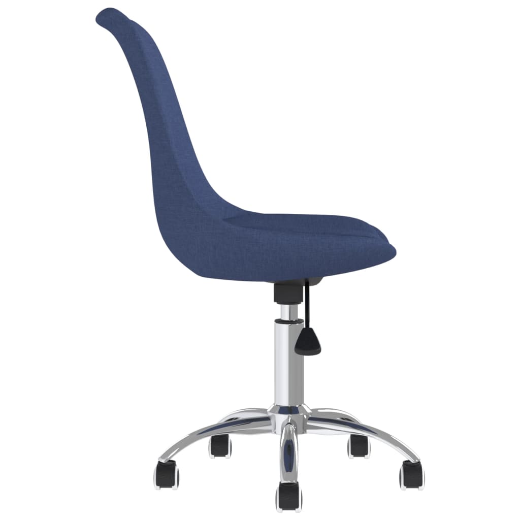 Bürostuhl Drehbar Blau Stoff