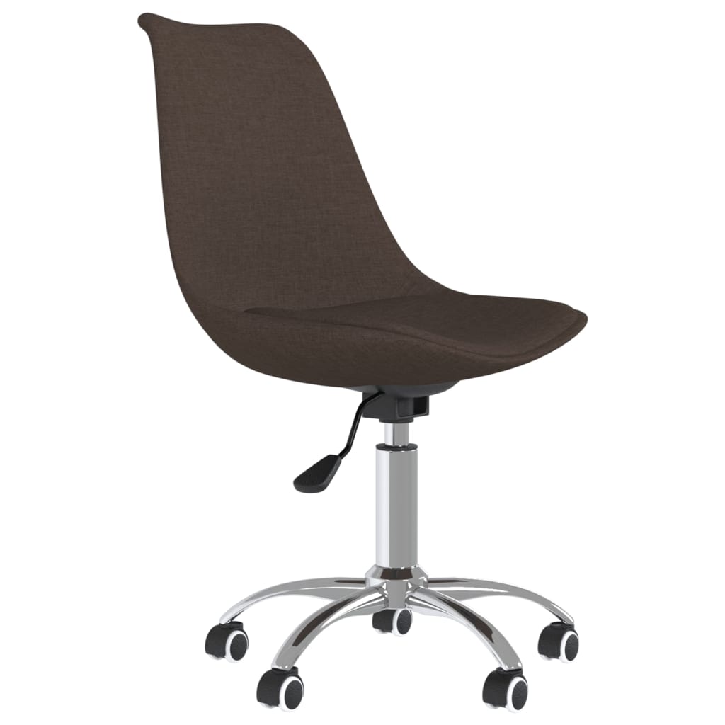 Bürostuhl Drehbar Braun Stoff