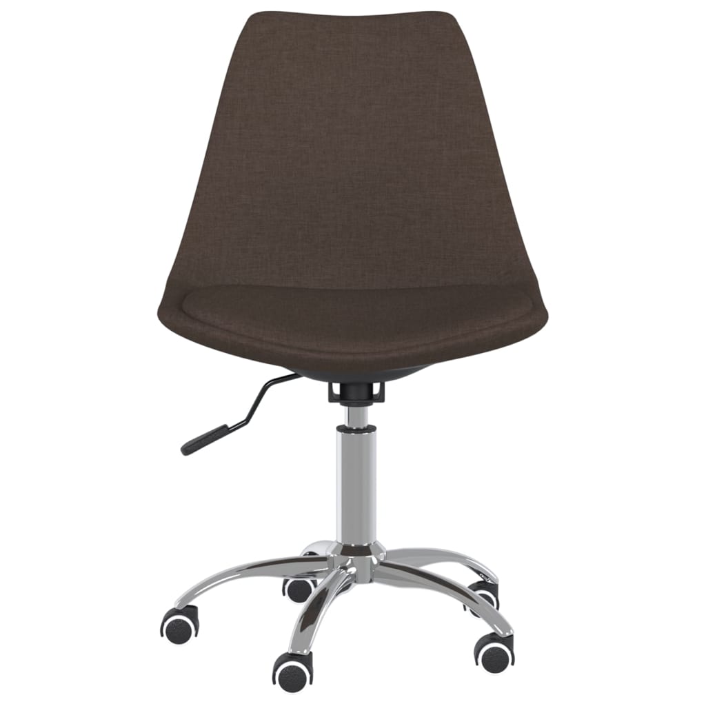 Bürostuhl Drehbar Braun Stoff