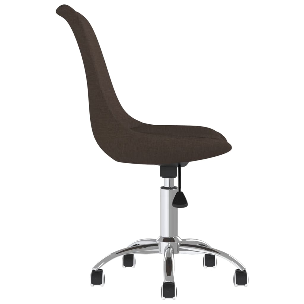 Bürostuhl Drehbar Braun Stoff