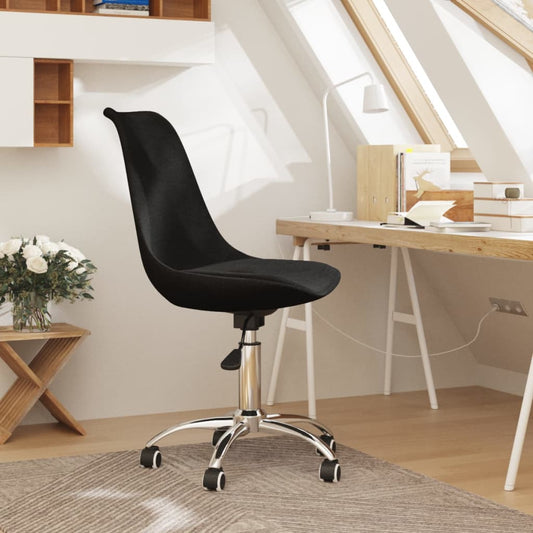 Bürostuhl Drehbar Schwarz Stoff
