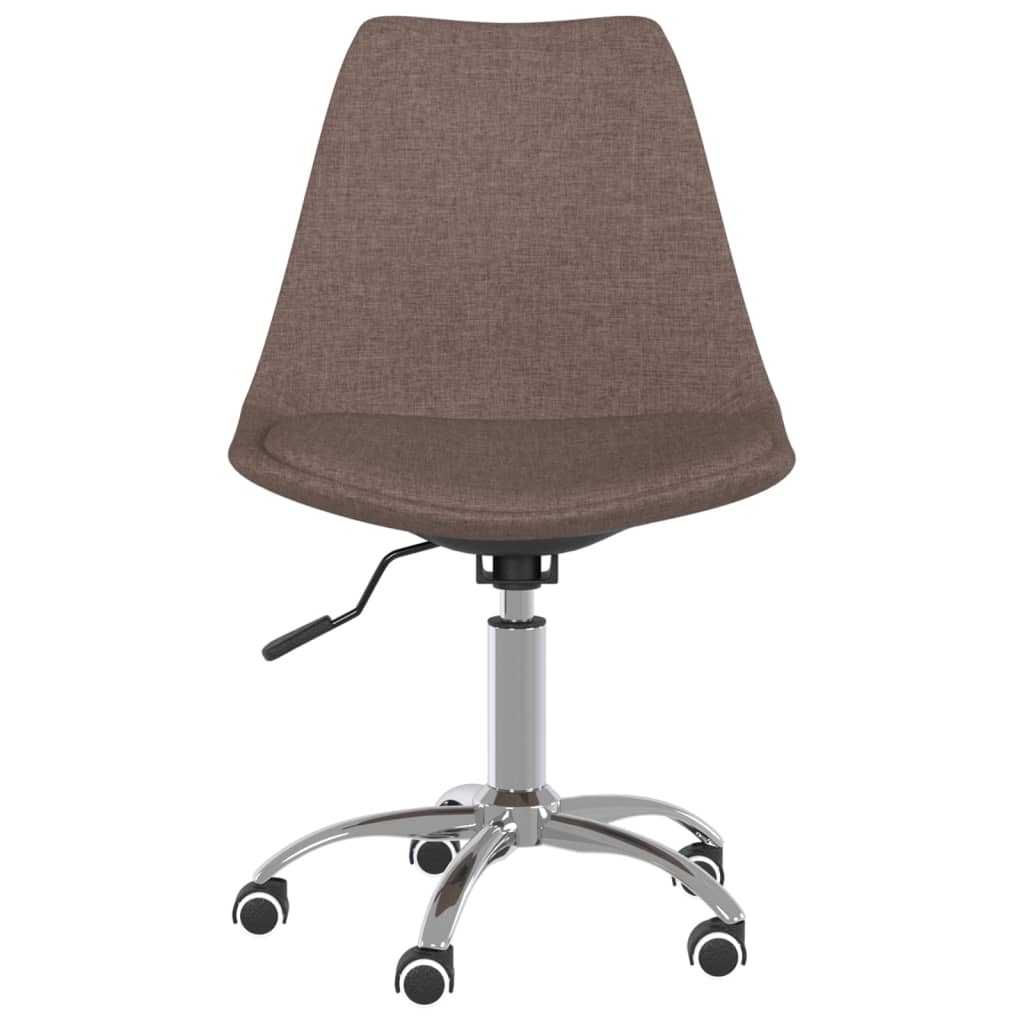 Bürostuhl Drehbar Taupe Stoff