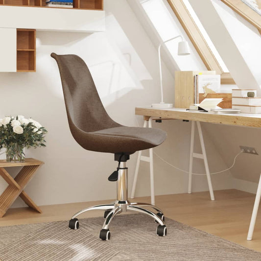 Bürostuhl Drehbar Taupe Stoff