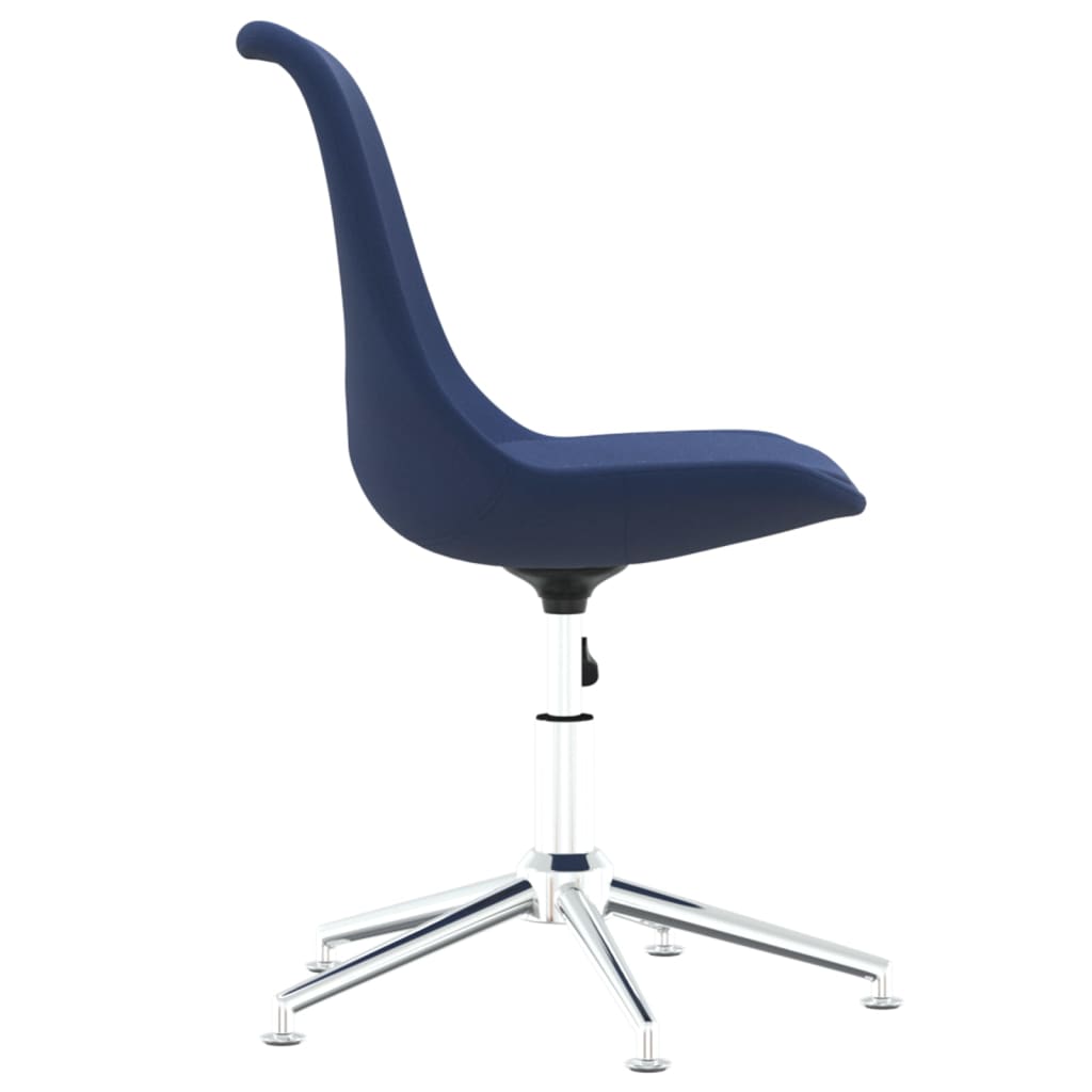 Bürostuhl Drehbar Blau Stoff
