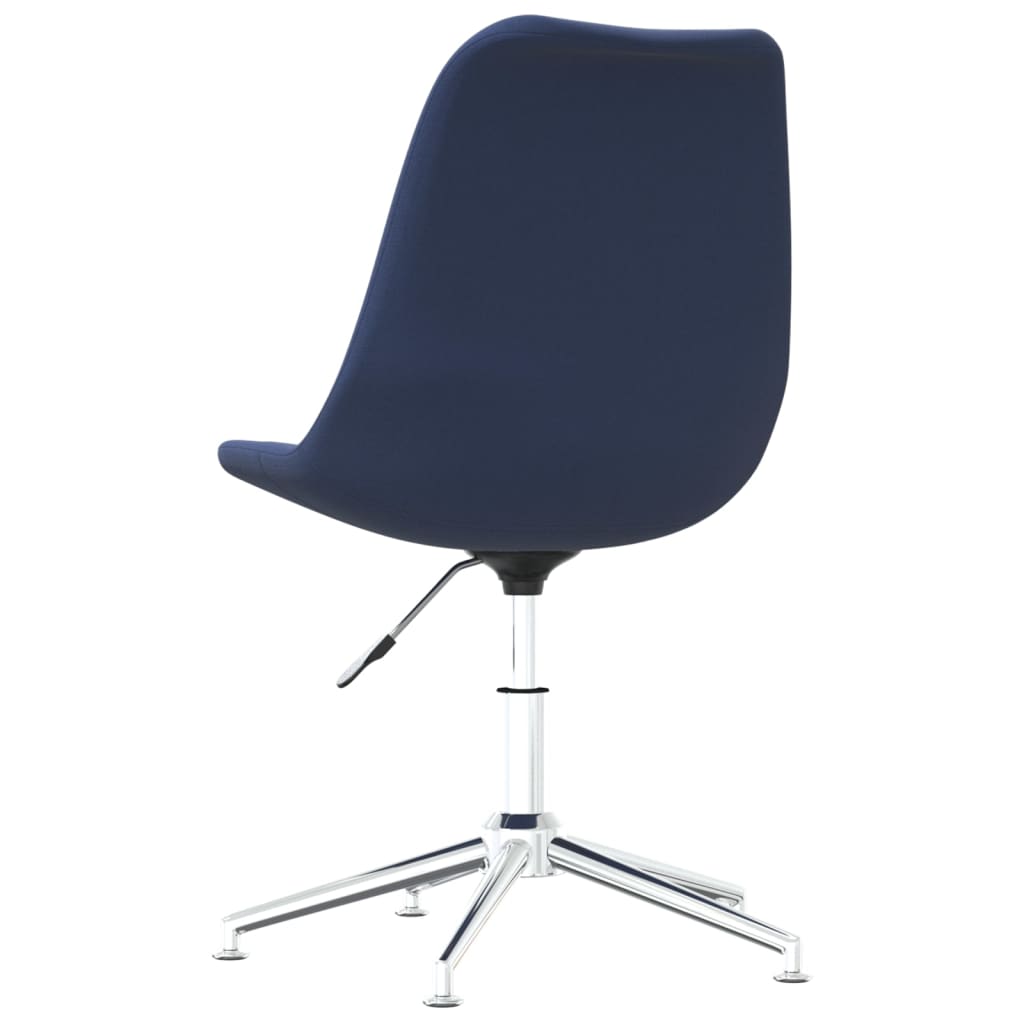 Bürostuhl Drehbar Blau Stoff