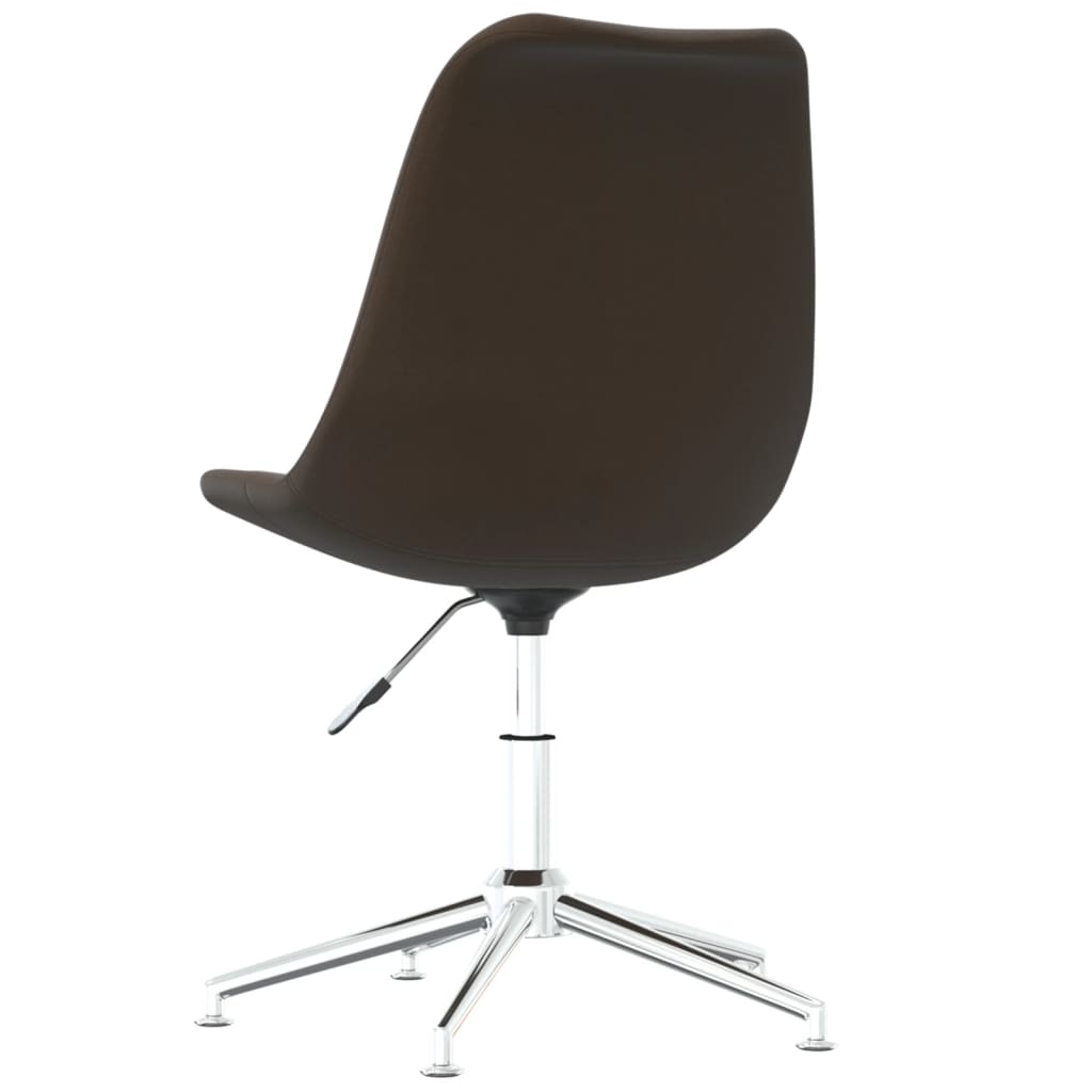 Bürostuhl Drehbar Dunkelbraun Stoff