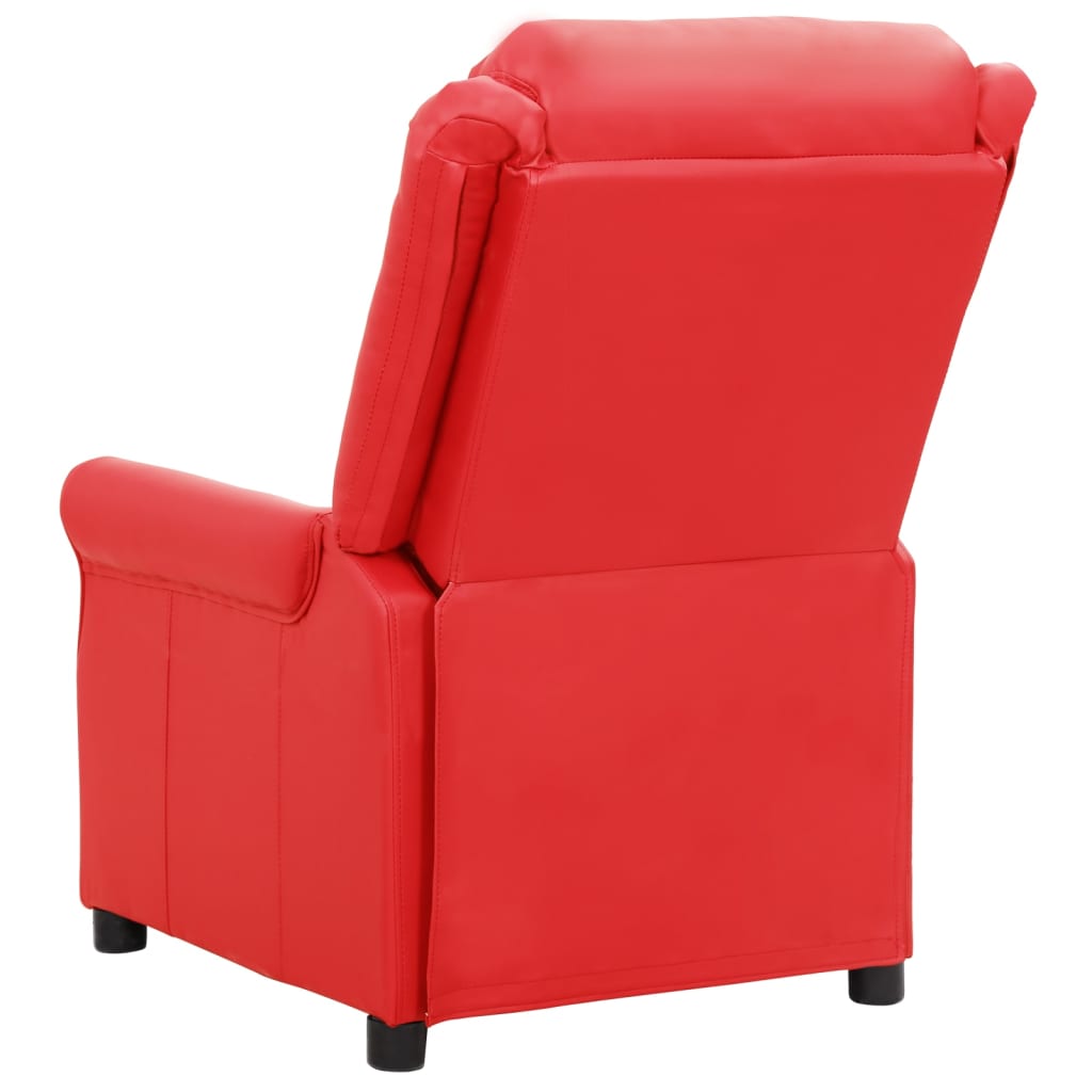 Relaxsessel Rot Kunstleder