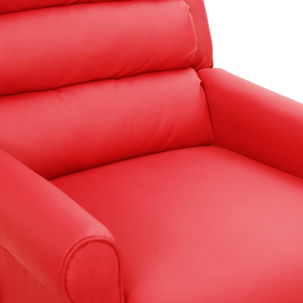 Relaxsessel Rot Kunstleder