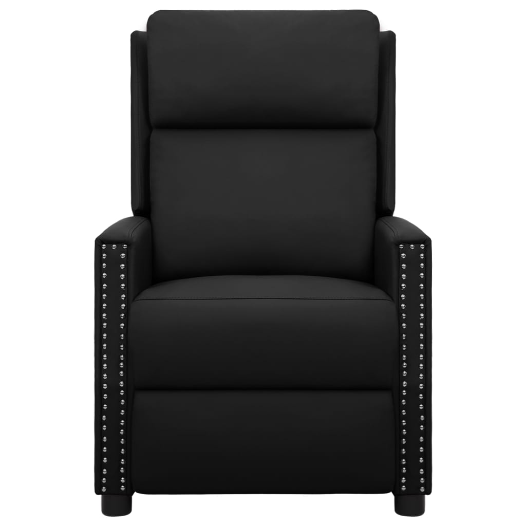 Relaxsessel Schwarz Kunstleder