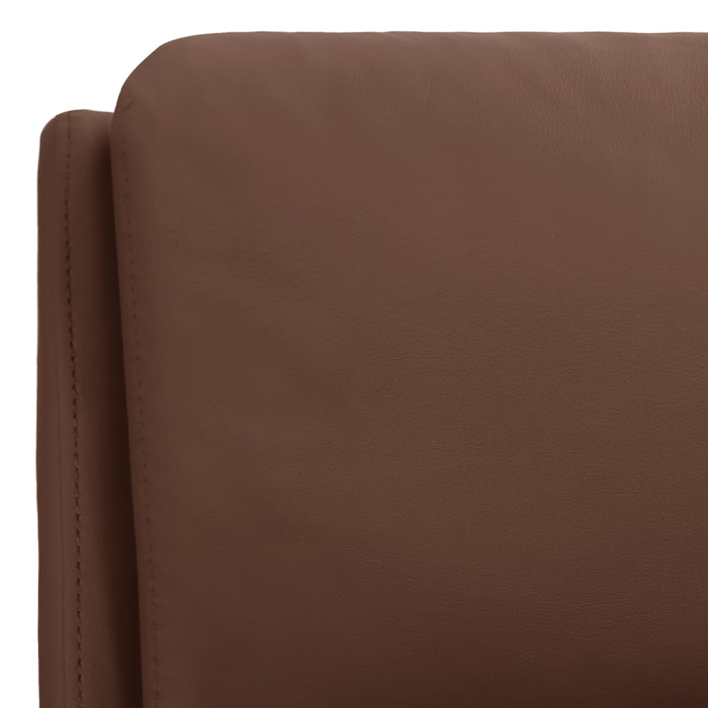 Relaxsessel Braun Kunstleder